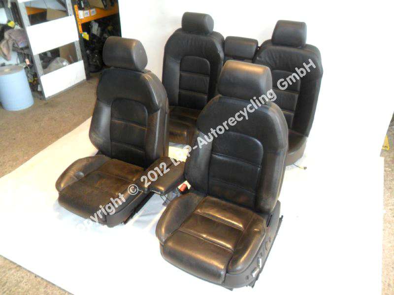 Audi A8 D3 4E Sitzausstattung Leder schwarz Limousine BJ2003